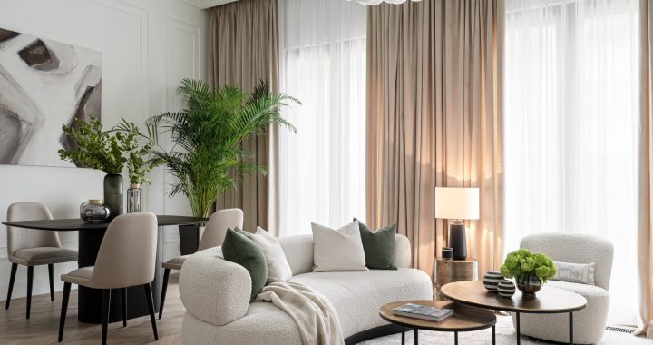 Современный интерьер с нотками ретро